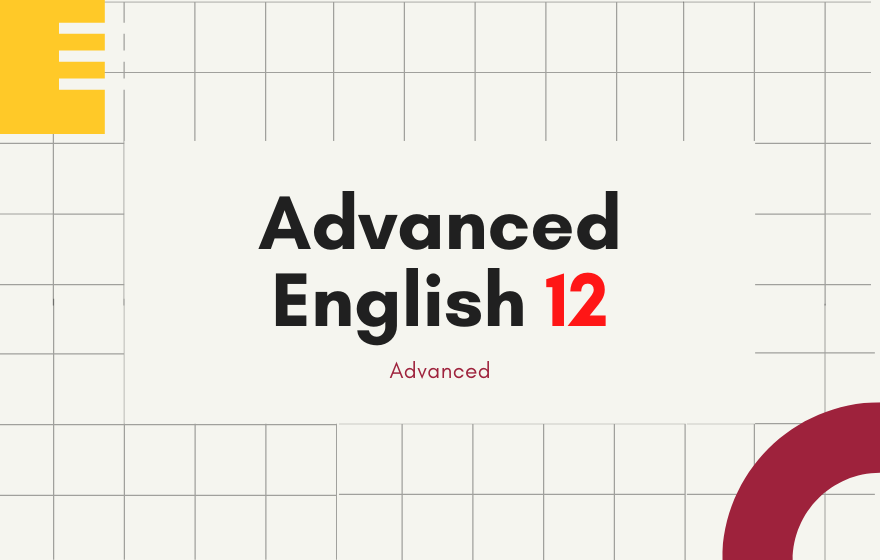 Course Image Advanced English 12 SSM 6.30-8.30 T112022
