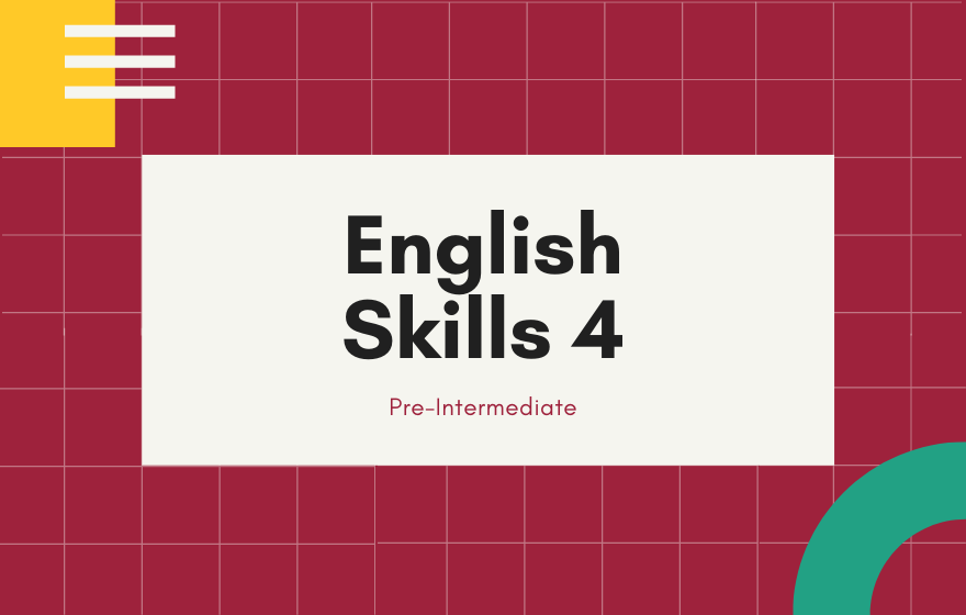 Course Image English Skills 4 TWT 6-8 Term 5 2024