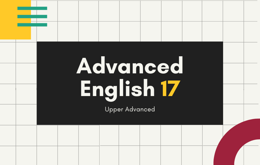 Course Image Advanced English 17 SSM 6-8 T62024 